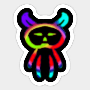 cute little devil Sticker